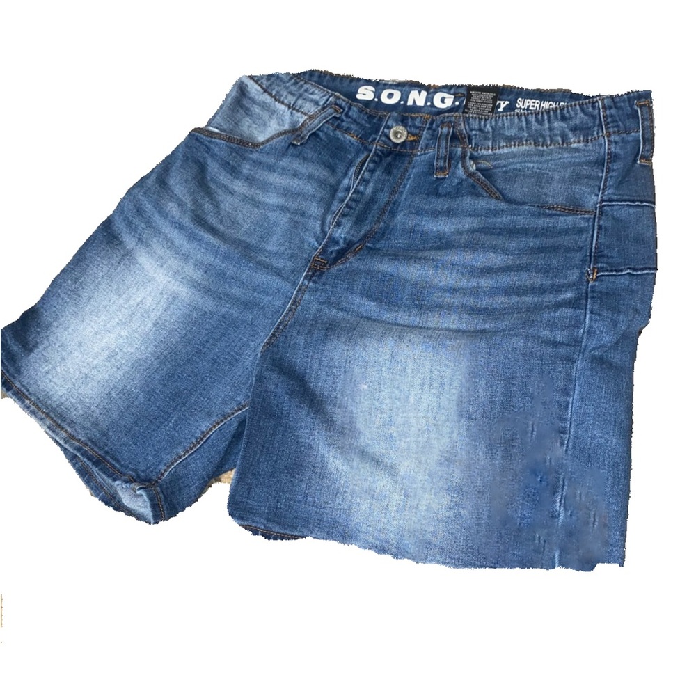 S.O.N.G. Women's Blue Denim Shorts